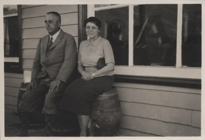 Mr and Mrs Cranmer in New Zealand