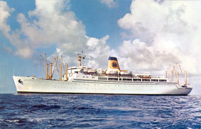 SS Mariposa, Oceanic Line, launched 1931