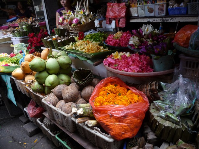 Flowers for offering