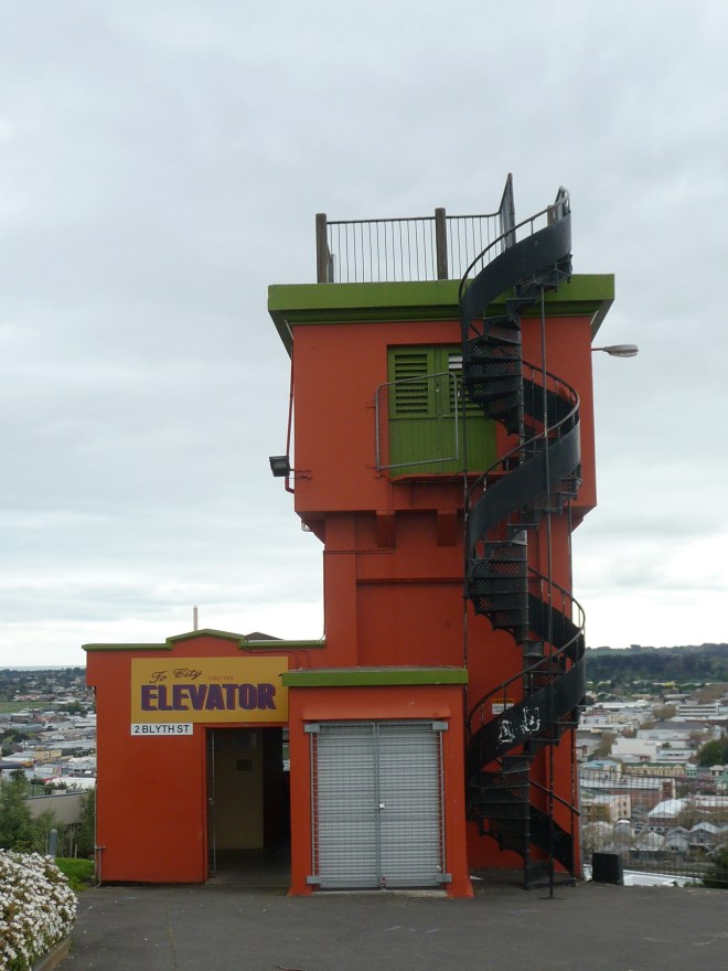 Durie Hill elevator - entrance at the top of Durie Hill