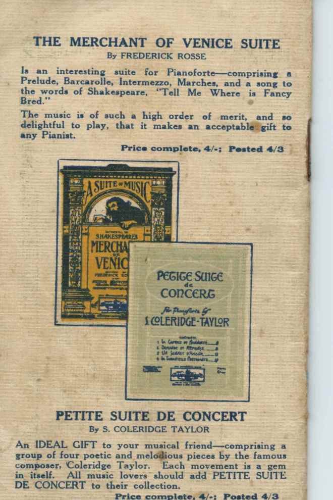 Albert's publications - back cover