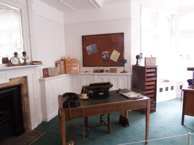 Part of the office in the Mansion