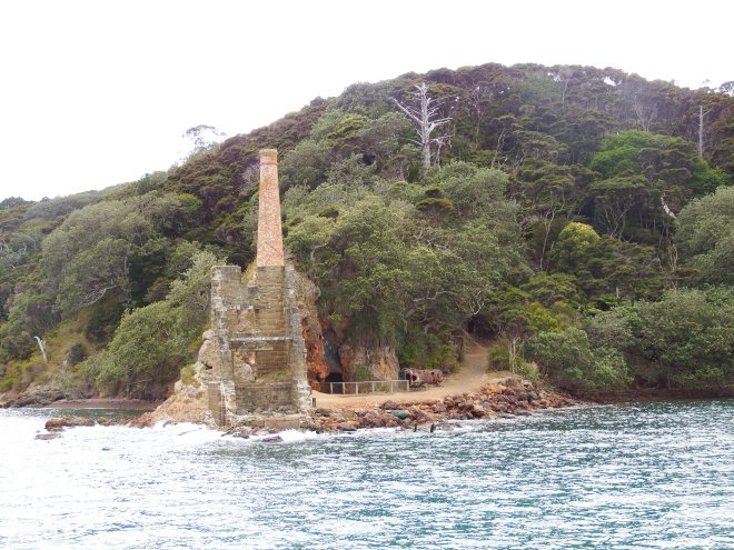 Remains of copper mine, Kawau Island