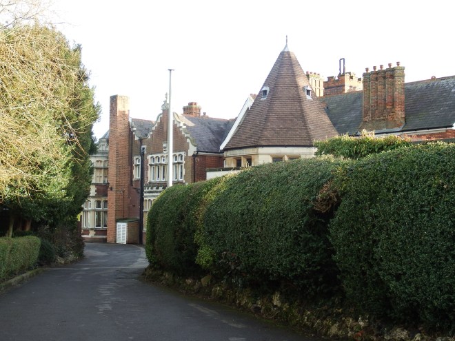 Side view of the Mansion