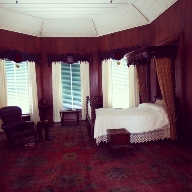 George Grey's bedroom, Mansion House, Kawau Island
