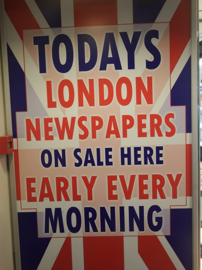 London newspapers photo