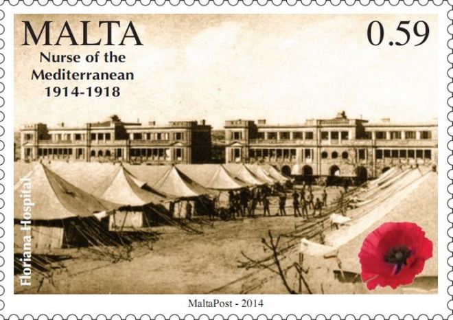 Nurse of the Mediterranean stamp