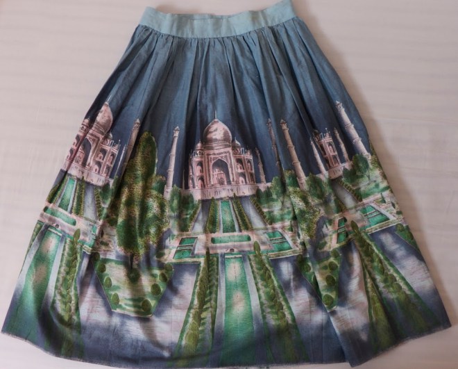 Skirt with Taj Mahal design (private collection)